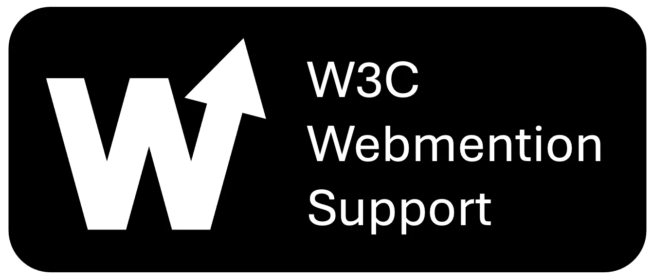 W3C Webmention support icon